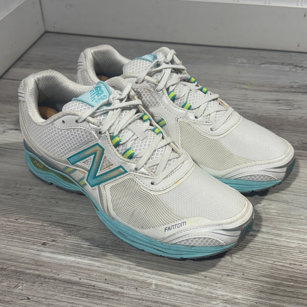 New Balance 1765 N2 Fantom Fit Athletic Shoes White Blue Women Sz 9.5 B